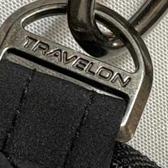 Travelon Boho Quilted RFID Blocking Belt Bag Crossbody quilted black Adj Strap - Picture 8 of 15